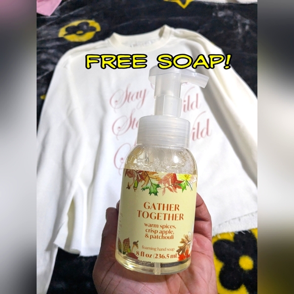 Spiritual Gangster STAY WILD Crop Sweater w/FREE CRISP APPLE & PATCHOULI HAND SP - Picture 1 of 6